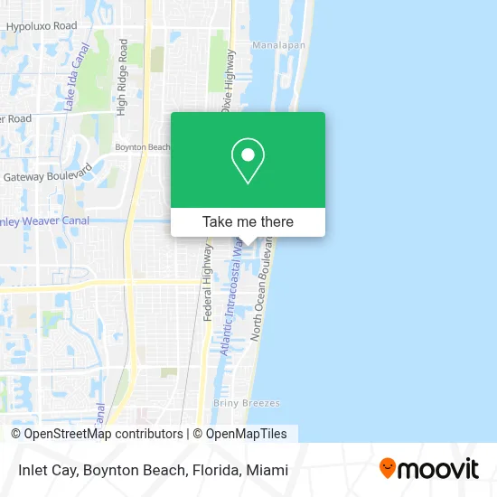 Inlet Cay, Boynton Beach, Florida map