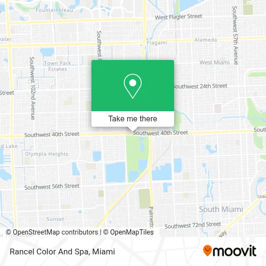 Rancel Color And Spa map