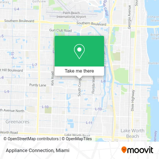 Appliance Connection map