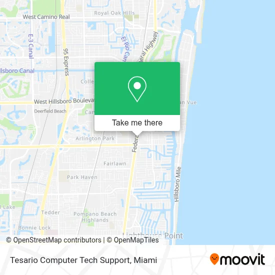 Tesario Computer Tech Support map