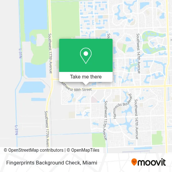 Fingerprints Background Check map
