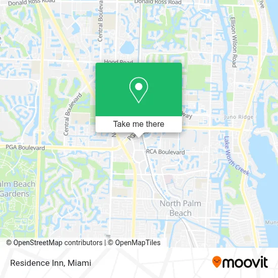 Residence Inn map
