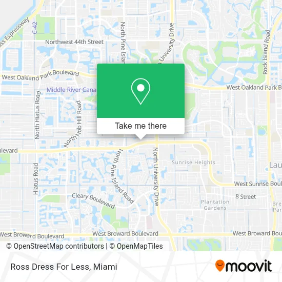 Ross Dress For Less map