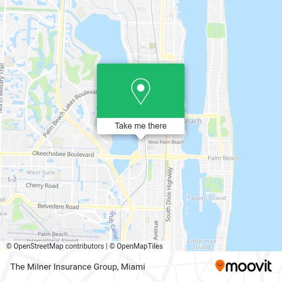 The Milner Insurance Group map