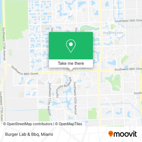 Burger Lab & Bbq map