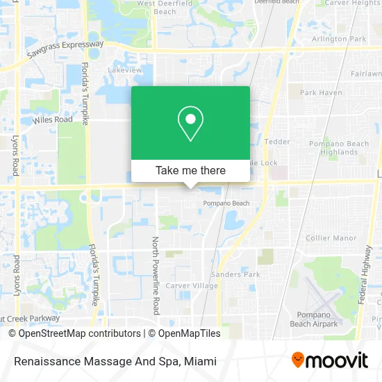 Renaissance Massage And Spa map