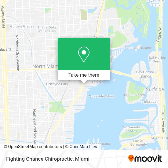 Fighting Chance Chiropractic map
