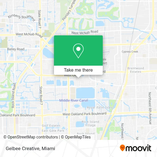 Gelbee Creative map