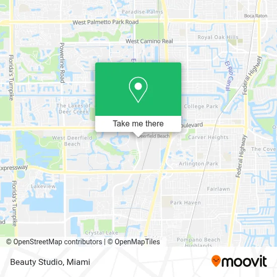 Studio Beaute map