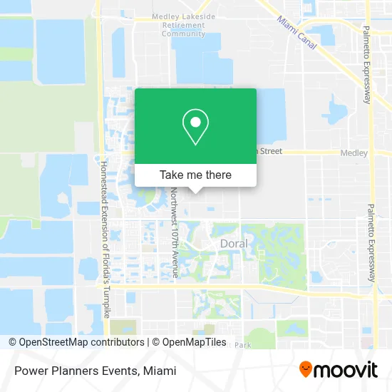 Power Planners Events map