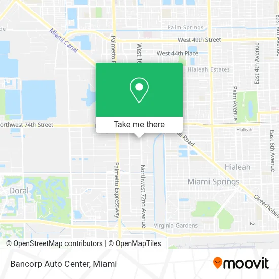 Bancorp Auto Center map