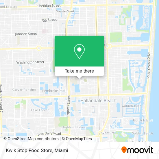 Kwik Stop Food Store map