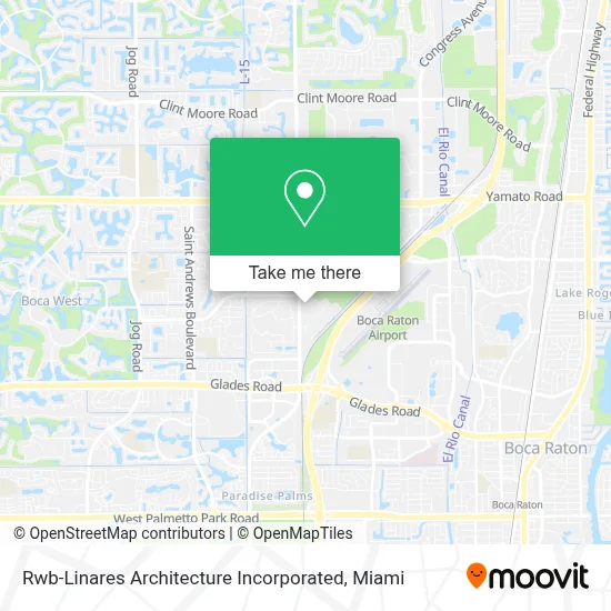 Rwb-Linares Architecture Incorporated map