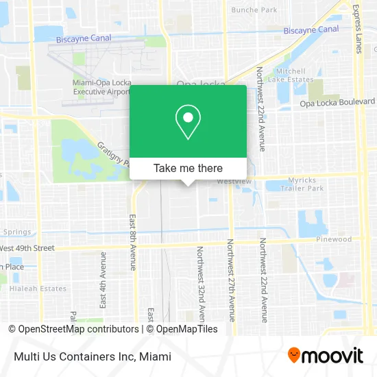 Multi Us Containers Inc map