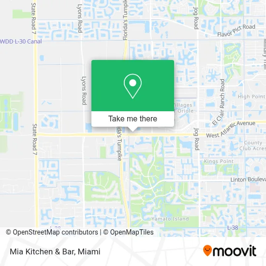Mia Kitchen & Bar map