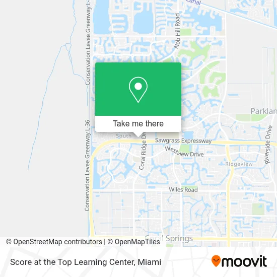 Score at the Top Learning Center map