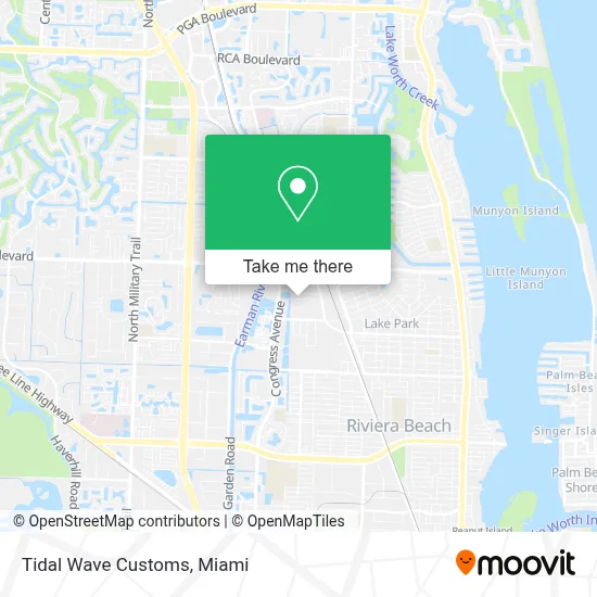 Tidal Wave Customs map