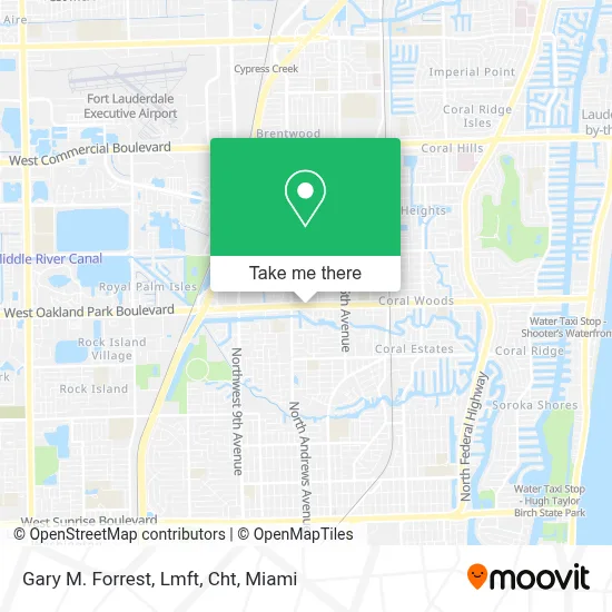 Gary M. Forrest, Lmft, Cht map
