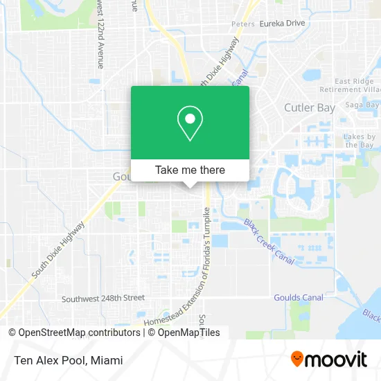 Ten Alex Pool map