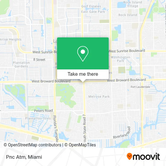 Pnc Atm map