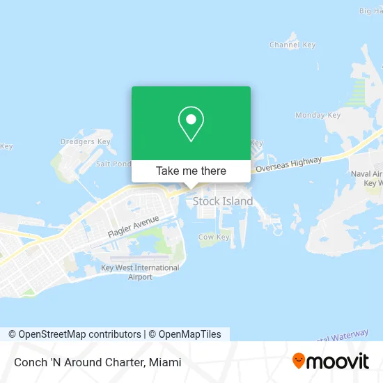 Conch 'N Around Charter map