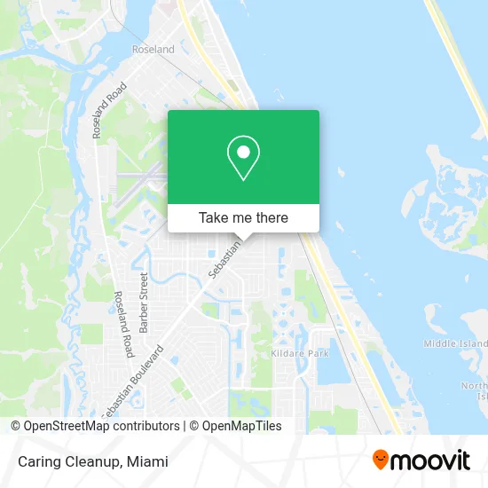Caring Cleanup map