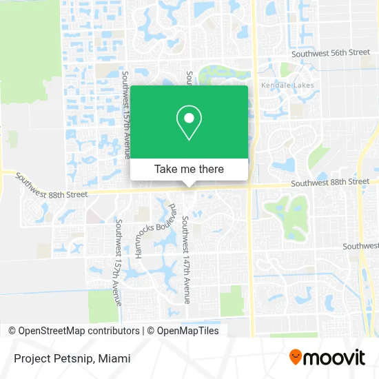 Project Petsnip map