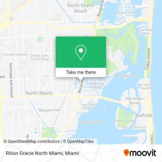 Rilion Gracie North Miami map