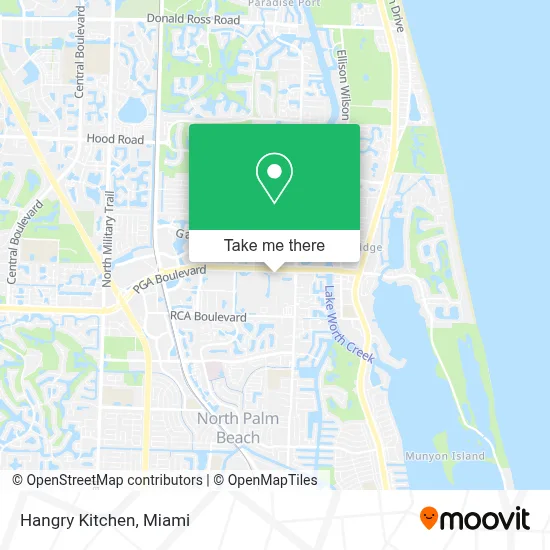 Hangry Kitchen map
