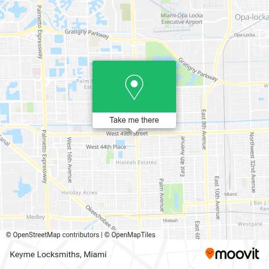 Keyme Locksmiths map