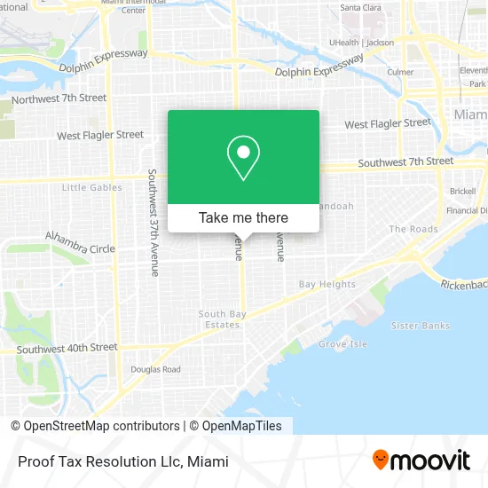 Proof Tax Resolution Llc map