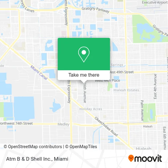 Atm B & D Shell Inc. map