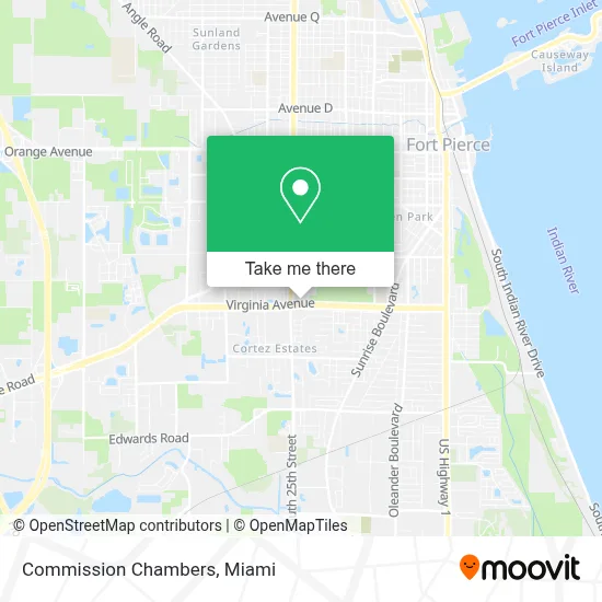 Commission Chambers map