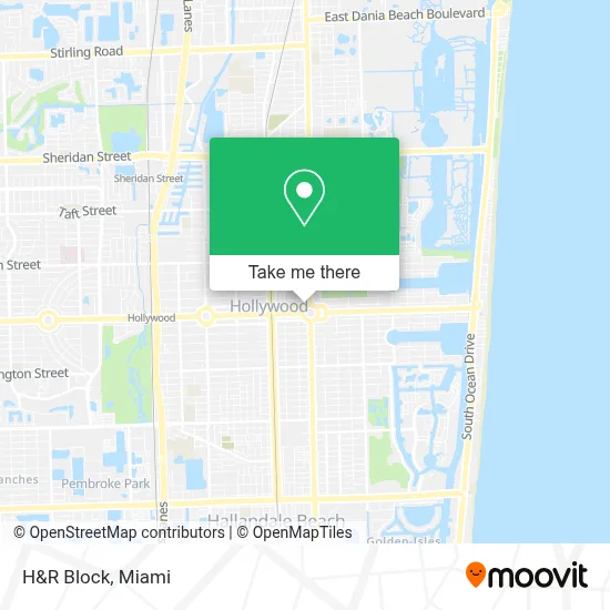 H&R Block map