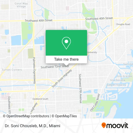 Dr. Soni Chousleb, M.D. map