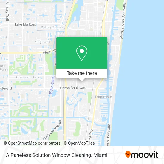 A Paneless Solution Window Cleaning map
