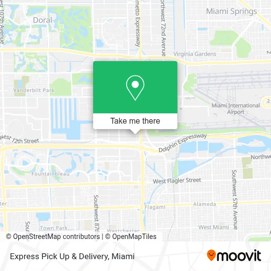 Express Pick Up & Delivery map
