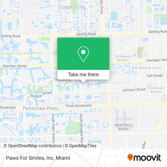 Paws For Smiles, Inc map