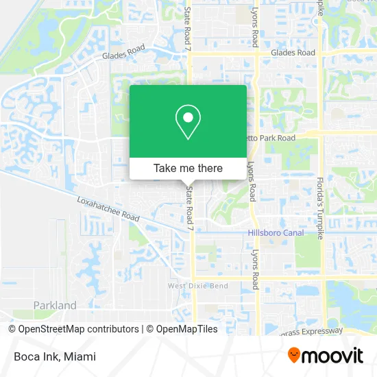 Boca Ink map