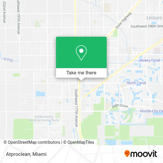 Atproclean map
