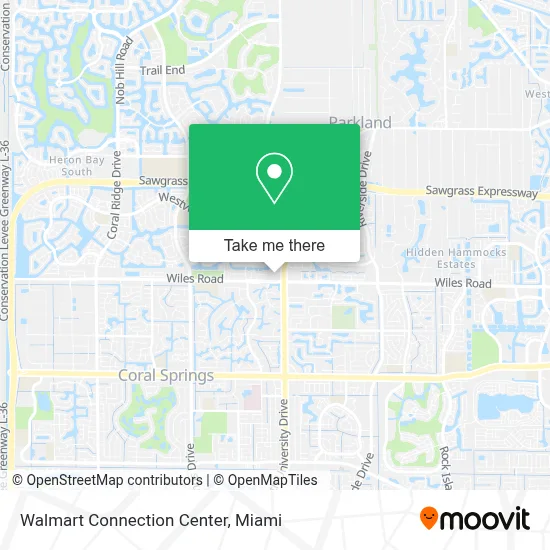 Walmart Connection Center map