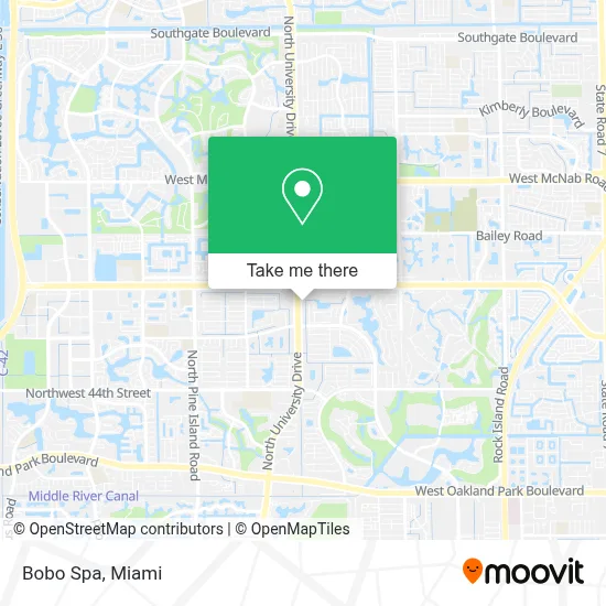 Bobo Spa map