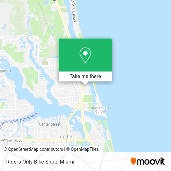 Riders Only Bike Shop map