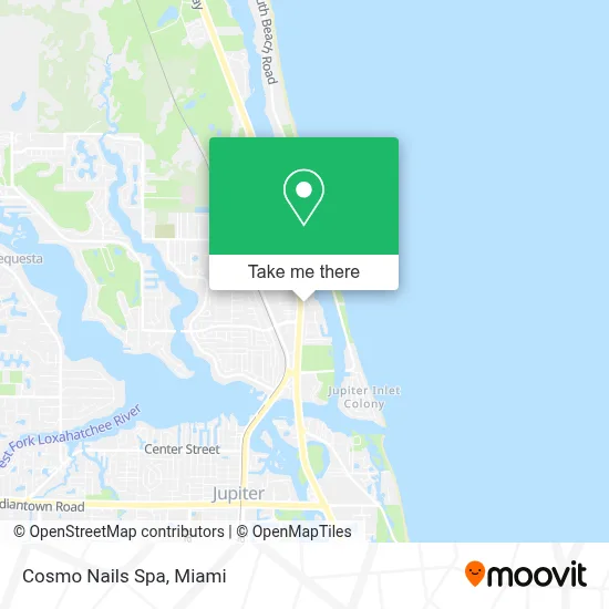 Cosmo Nails Spa map