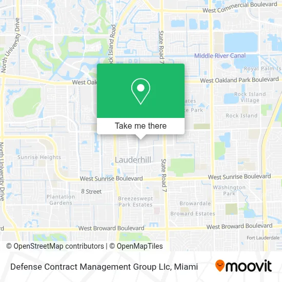 Defense Contract Management Group Llc map