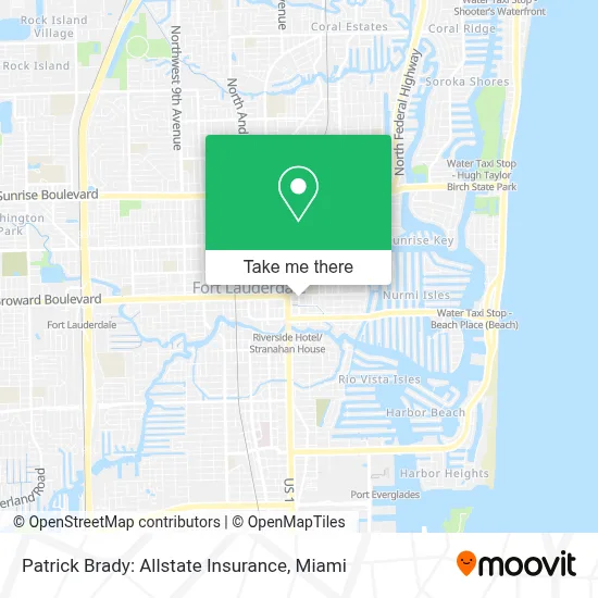 Patrick Brady: Allstate Insurance map