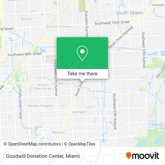 Goodwill Donation Center map