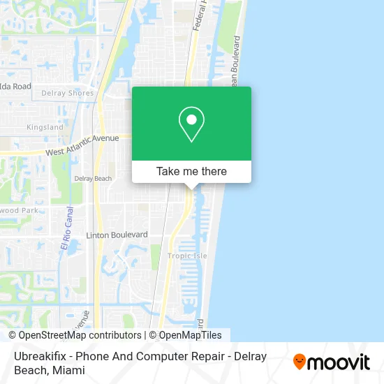Ubreakifix - Phone And Computer Repair - Delray Beach map
