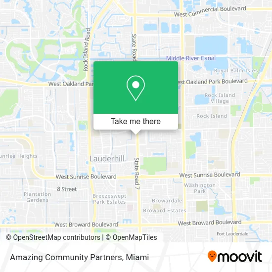 Amazing Community Partners map