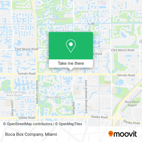 Boca Box Company map